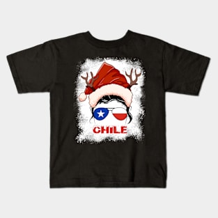 Chile girl, Chilean Christmas gift , Regalo Navidad Chile Kids T-Shirt